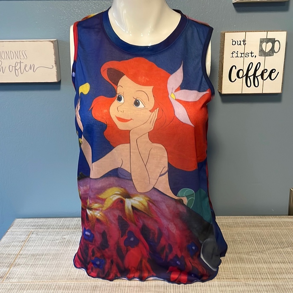 NWT women’s size medium, The Little Mermaid, tank top, Disney, Hot Topic